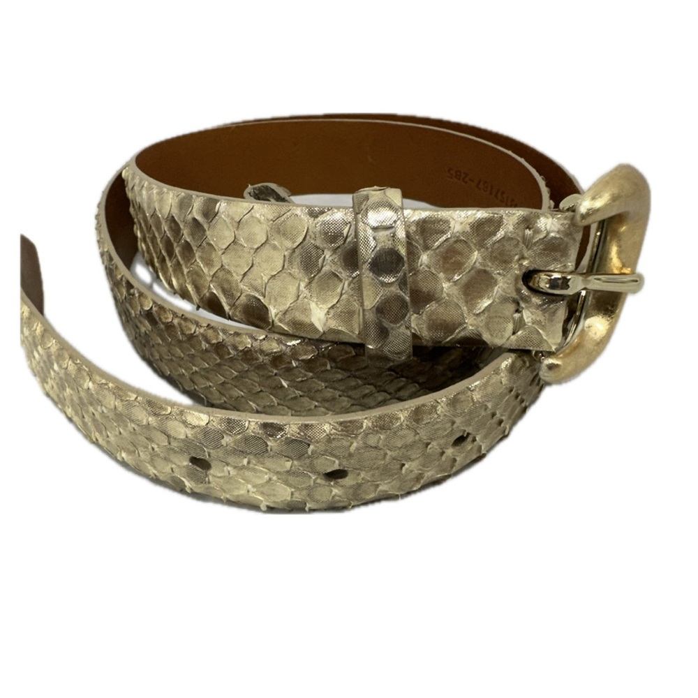 Ralph Lauren Python Skinny Belt size m